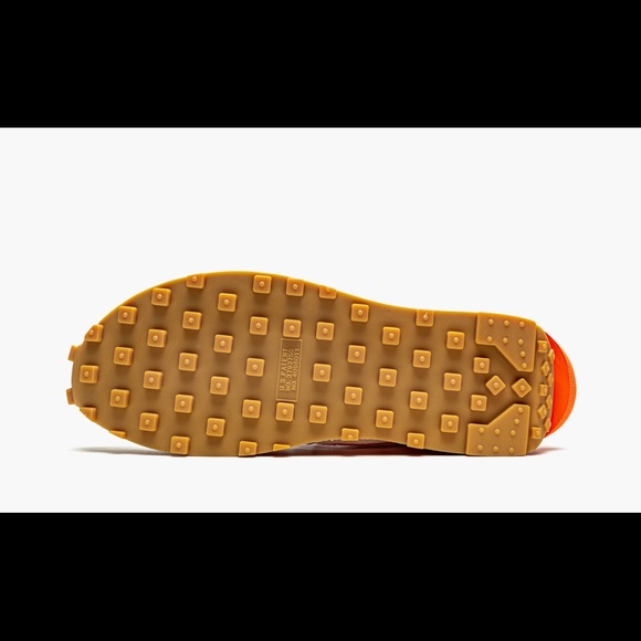 Nike Ld Waffle Sacai Clot Net Orange Blaze - Dh1347-100 - Picture 5 of 11
